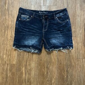 Ariya Jeans Distressed Denim Shorts